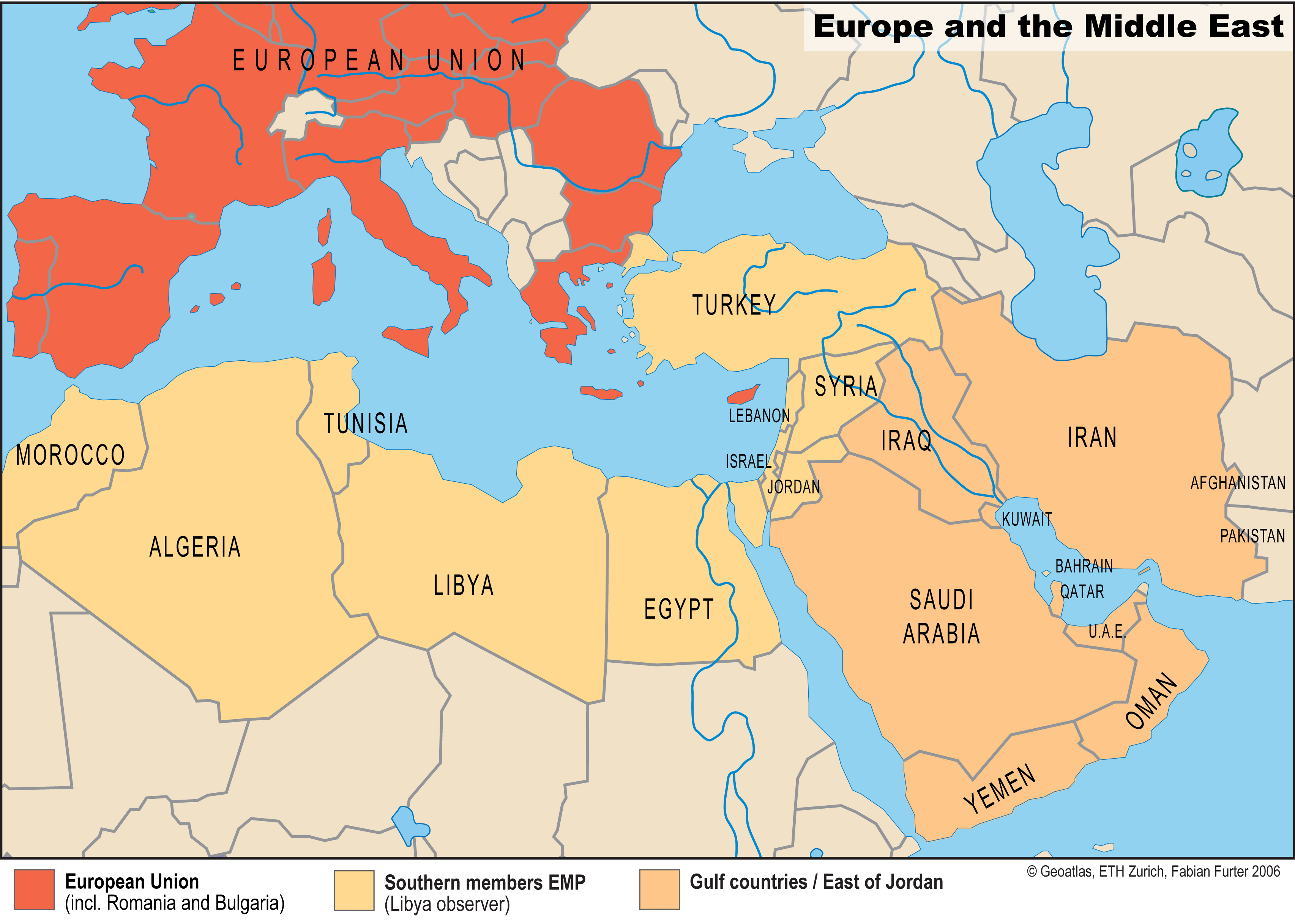 Map Of Middle East And Europe ~ CVLN RP